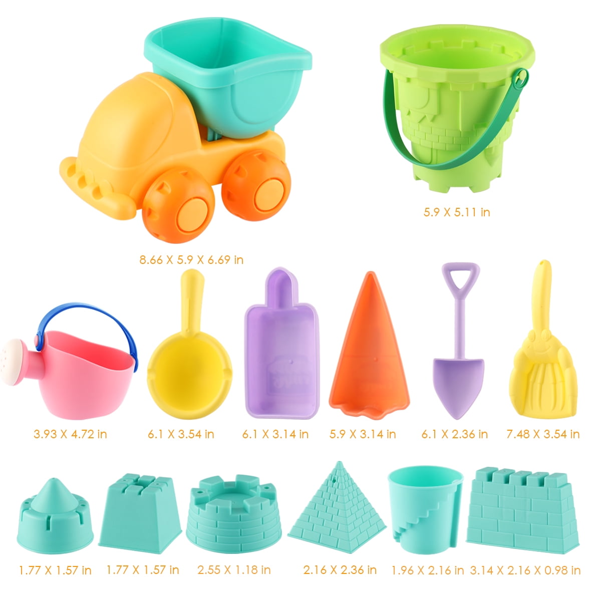 walmart beach buckets