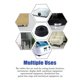 thumbnail image 5 of 24pcs Tope de goma para patas de altavoz, impresora, escritorio, D18x15xH5mm, 5 of 7