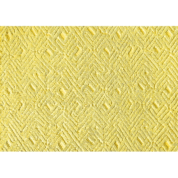 Ahgly Company Indoor Rectangle Oriental Yellow Industrial Area Rugs, 7' x 10'