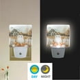 thumbnail image 2 of Yayeee LED Night Light for The Home Plug in With Light Sensors 2 Pack, Cute Halloween Pumpkins, 2 of 6