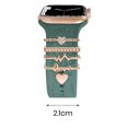 thumbnail image 3 of LYMAYTER Rhinestone Watch Band Decorative Ring Set Watch Band Decorative Ring - Creative, Shiny Rhinestones, for Wrist Belt, 3 of 7