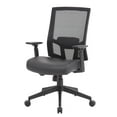 thumbnail image 5 of Boss Office Products Mesh Back Vinyl Task Chair with Synchro-Tilt, Black, 5 of 9
