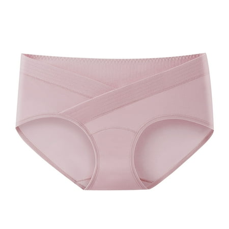 Wancir Women s Maternity High Waist Underwear Pregnancy Seamless Soft Hipster Panties Over