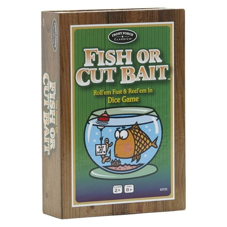 UPC: 0802221537231 | Front Porch Classics | Front Porch Classic Fish or Cut Bait Dice Game Ages 8 and Up