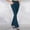 Navy, variant on Women's Pants Fashion Casual Temperament Solid Color Knitted Pull Slim Flare Trousers Purple XS