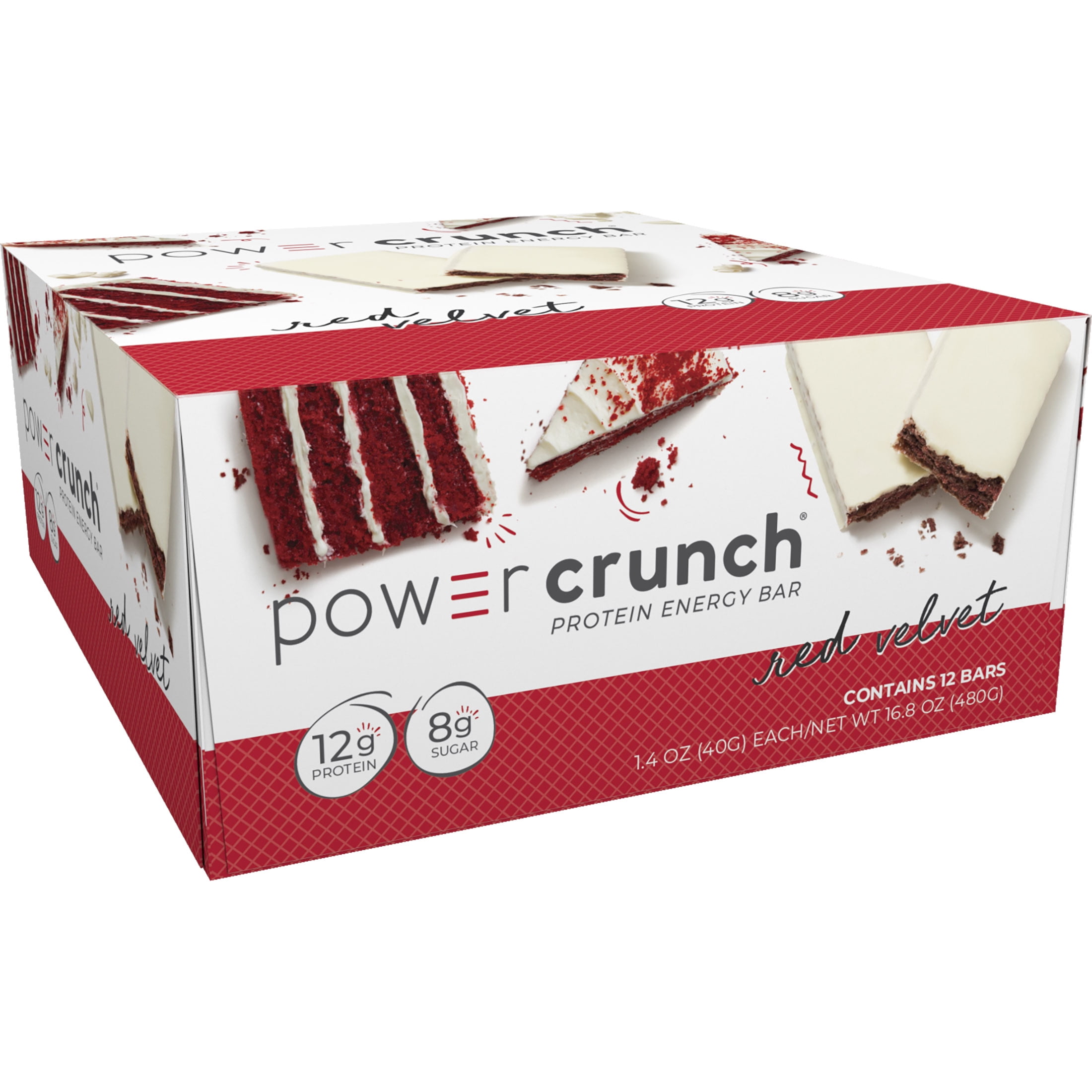 Power Crunch Protein Energy Bar, Strawberry Creme, 12 Bars ...