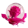 thumbnail image 3 of Esfera de cristal con rosa varios colores 1 pieza, 3 of 4