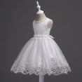 thumbnail image 4 of GYRATEDREAM Baby Toddler Kid Girls Dress Formal Gowns Pageant Birthday Lace Wedding Dress 2-10 Years, 4 of 10