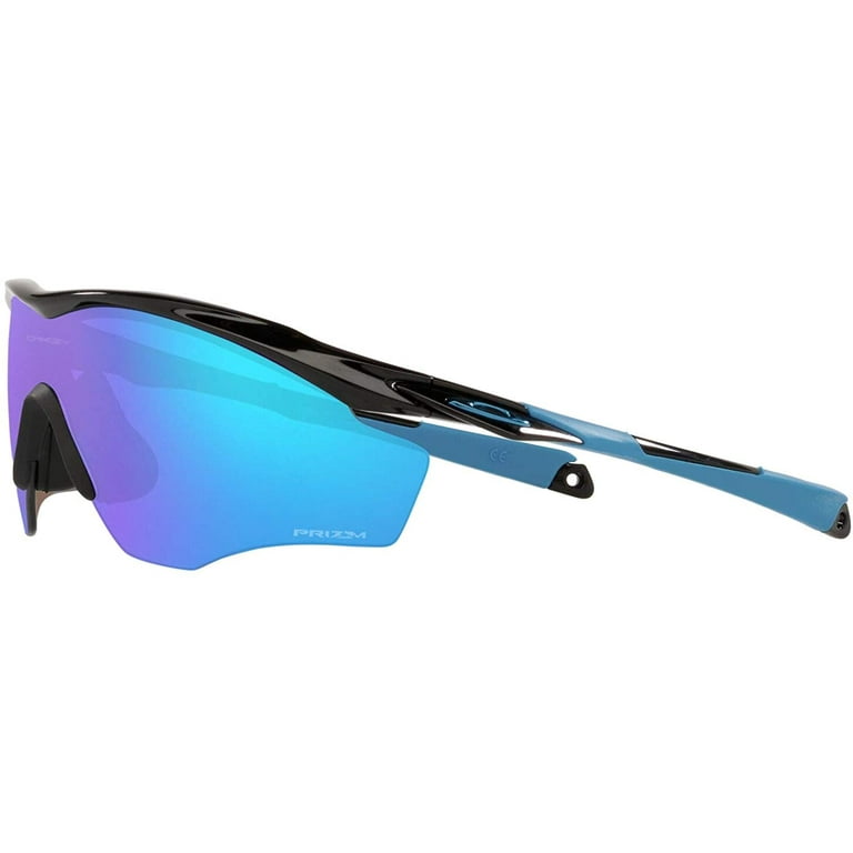 Oakley Mens Oo9343 M2 Frame XL Shield Sunglasses Polished Black