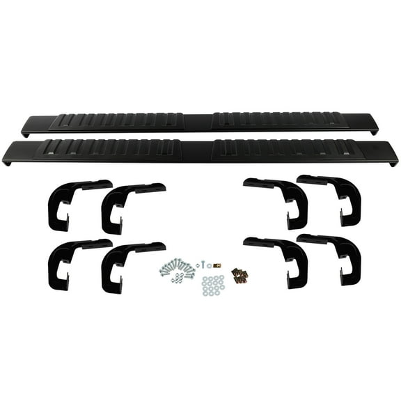 CCIYU Running Boards Compatible with 2009-2014 For Ford F-150 Rocker Slider Side Steps and aluminum alloy Black Nerf Bars