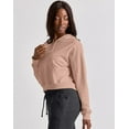 thumbnail image 2 of Hanes Originals Women's French Terry Cropped Hoodie Iced Mocha 2XL, 2 of 4
