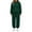 Dark Green_#05, variant on Nokdvo Women 2 Piece Outfits Sets Fall Winter Long Sleeve Casual Hoodie Sweatsuit Ribbed Tracksuit with Pockets,Light Purple XL