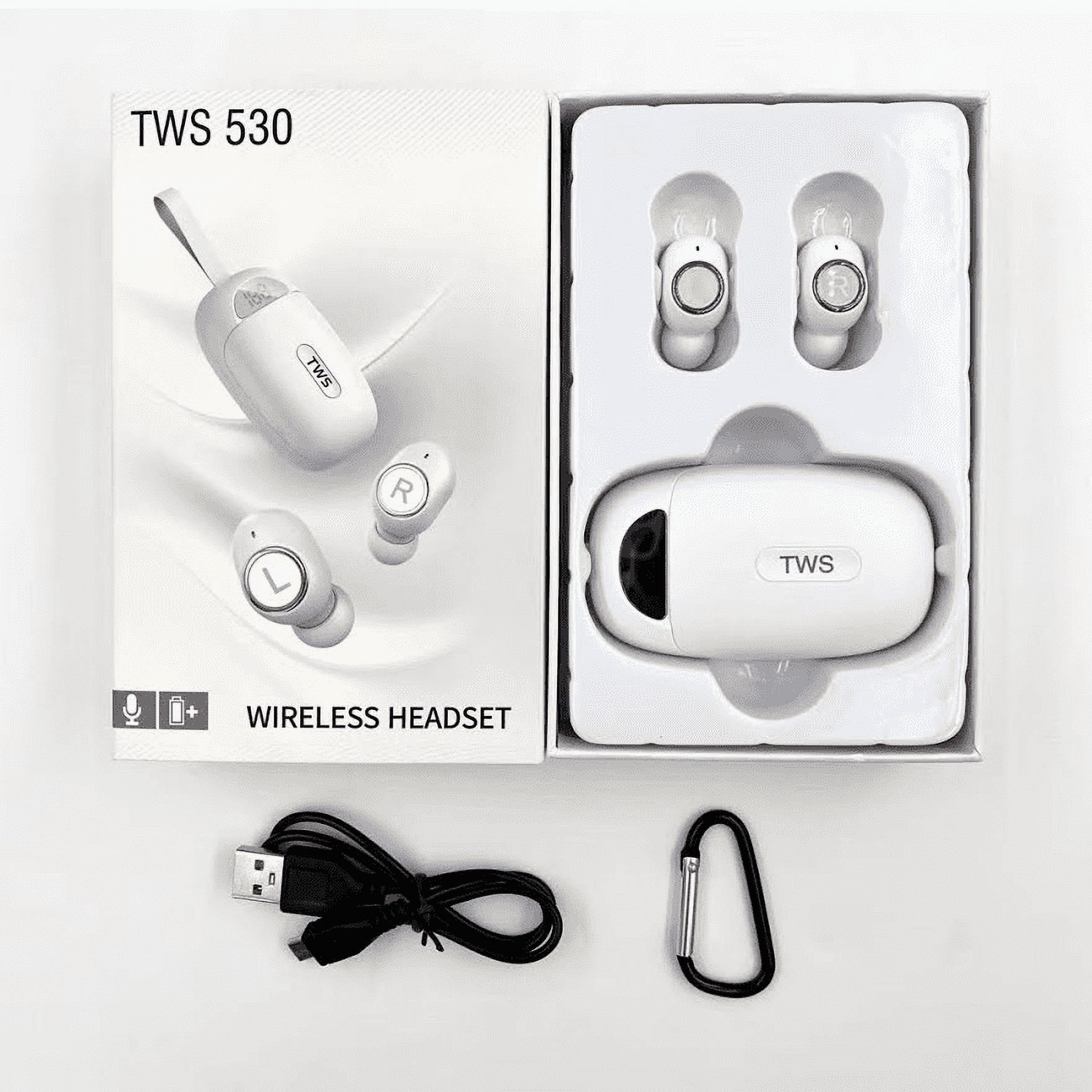 Wireless Earbuds For Samsung Galaxy S9 , with Immersive Sound True 5.0 Bluetooth in-Ear Headphones with 2000mAh Charging Case Stereo Calls Touch Control IPX7 Sweatproof Deep Bass - image 3 of 3