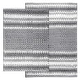 thumbnail image 1 of Chenille Bathroom Rug Set Non-Slip Bath Mat Shaggy Soft and Absorbent Dark Gray 17x24 & 20x32 in, 1 of 7
