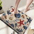 thumbnail image 5 of Tuvgenk Bathroom Rugs Coastal Water Absorbing Bathroom Mats Non-Slip Quick Dry Sea 16 X 24 in, 5 of 6