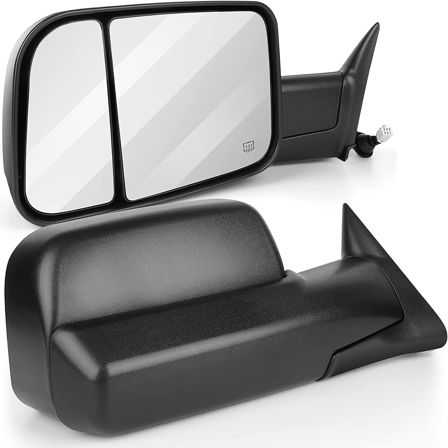 SCITOO Towing Mirrors Tow Mirrors Black Truck Mirrors fit for 19982001