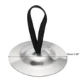 thumbnail image 2 of Unique Bargains Finger Cymbals, 1 Pcs 2.08 Diameter Iron Silver, 2 of 5
