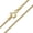 Gold Plated 1.3 Curb, variant on Women's 925 Sterling Silver Chain Necklace: 18K Gold Plated 1.3 Curb