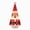 Style-B, variant on Blow Mold Cone Santa Tree, Pre-Lit Santa Blow Mold Decoration, Retro Lighted Cone Santa Figurine for Lawn, Window, Tabletop Christmas Seasonal Ornament