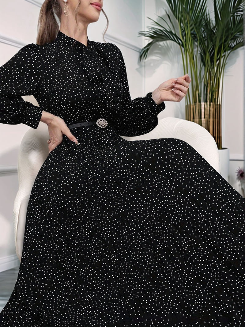 knee length autumn dresses Seta T Women's Long Sleeve Dresses Round Neck Elegant Cocktail Party Work Knee Length Dress Small Caramel at Amazon Women's Clothing store