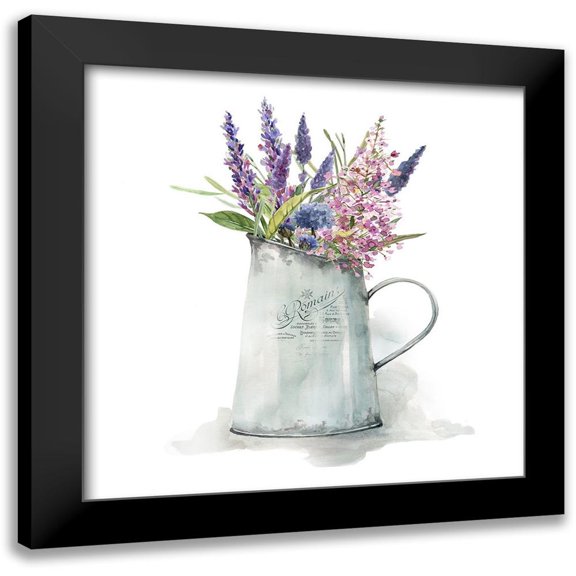Robinson, Carol 12x12 Black Modern Framed Museum Art Print Titled - French Lavender