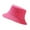 Hot Pink, variant on Fdelink Bucket Hat Sun UV Protection Hat Bucket Hat Unisex Pure Cotton & Denim UPF 50 Packable Summer Travel Beach Sun Hat Hot Pink