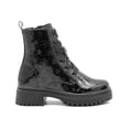 thumbnail image 1 of Botin Yuyin Para Niña Casual Con Corazones Charol Negro negro 19, 1 of 6