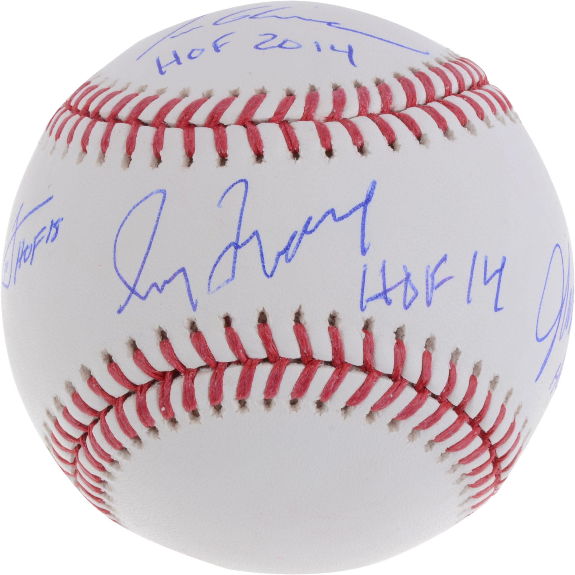 chipper jones autographed baseball