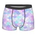 thumbnail image 5 of Uemuo Rainbow Scales Pattern Men's Boxer Briefs,Trunk Anti-Chafing,Comfortable, Durable, and Stylish Underwear-XX-Large, 5 of 9