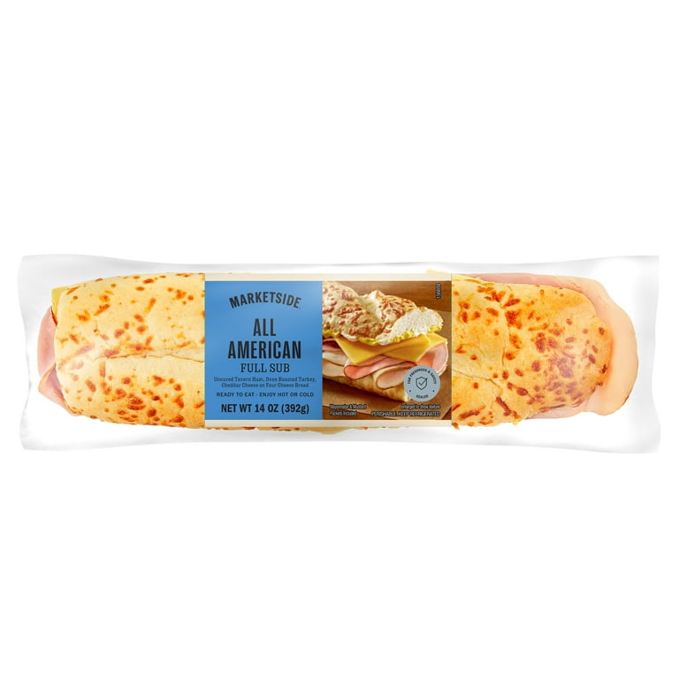Marketside All American Sub Sandwich, Full, 14 oz, 1 Count Marketside All American Sub Sandwich, Full, 14 oz, 1 Count