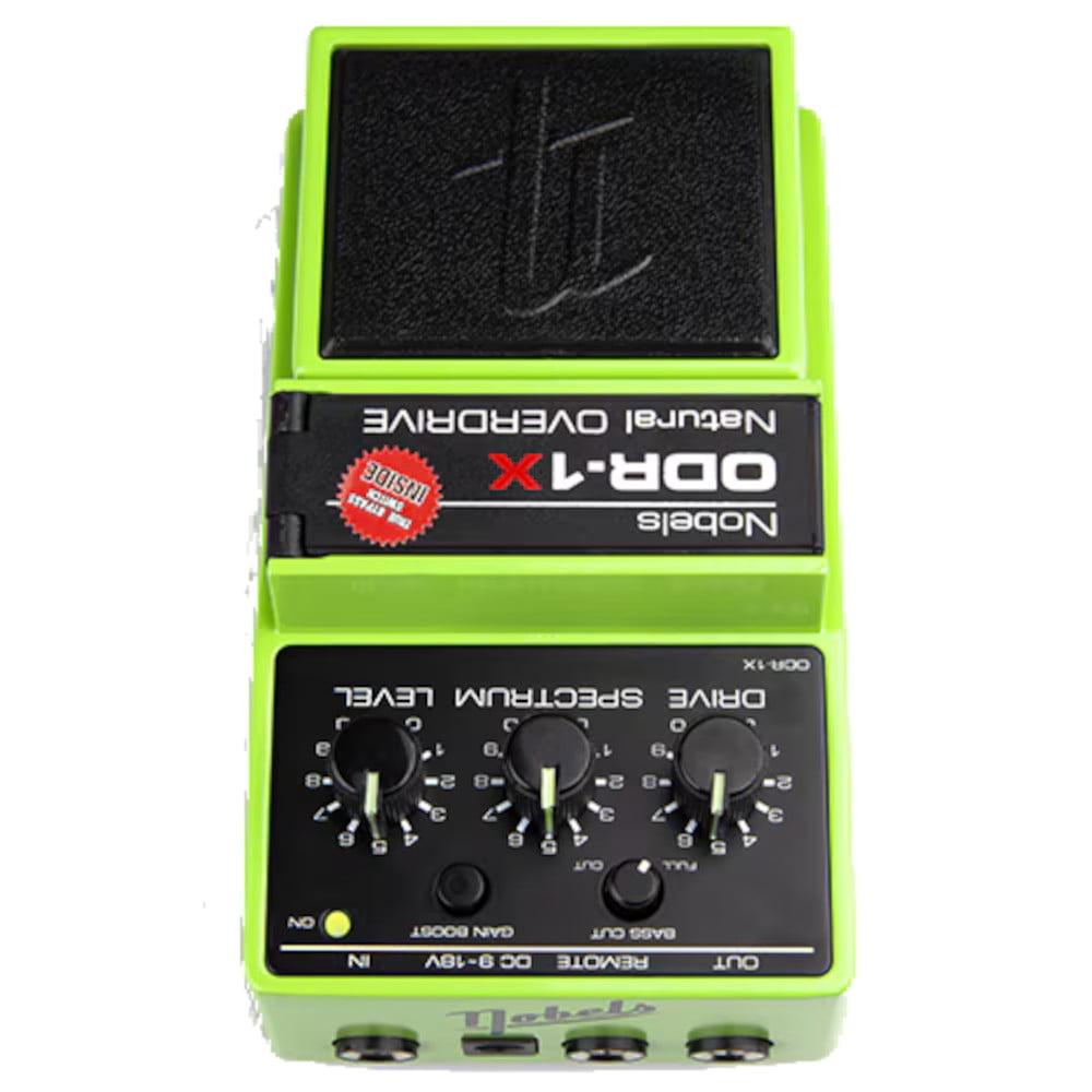 Nobels Overdrive Guitar Effect Pedal ODR-1X BC Green New Bass Cut Switch