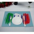 thumbnail image 1 of EREHome Drapeau Italien Napperon de Table Tapis de Tasse 12x18 Pouces, Ensemble de 2, 1 of 2
