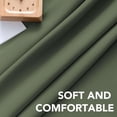 thumbnail image 3 of H.VERSAILTEX Light Blocking Thermal Insulated Window Curtains Bedroom Darkening Drapes for Living Room Back Tab/Rod Pocket Draperies, 2 Panels, 52" x 84", Bronze Green, 3 of 6
