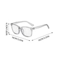 thumbnail image 2 of Forestwhale Blue Light Glasses Men Women Transparent Blue Light Blocking Computer Glasses Anti Eyestrain Lightweight Light Gray Frame, 2 of 7