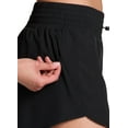 thumbnail image 2 of RBX Active Women's Bungee Waist Lined Running Shorts with Inner Brief, 2 of 6