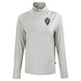 thumbnail image 2 of Women's-Cutter & Buck  Gray Colorado Rapids Coastline Epic Comfort Eco Recycled Funnel-Neck Top, 2 of 3