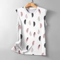 thumbnail image 5 of WZXFASHION Gilet Haut à Col Rond Imprimé Confortable et Décontracté pour Femmes Liquidation Débardeurs et Camisoles pour Femmes, 5 of 5