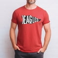 thumbnail image 4 of Vintage Eagles Flag School Pride Shirt for Women and Teens Sports Team Mascot Tee Red Shirt Adult Small, 4 of 5
