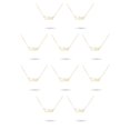 thumbnail image 2 of sweethay Inglés letra doce signo del zodiaco constelaciones tema collar del zodiaco Ins joyería exquisita cadena colgante Libra oro libra de oro 10Conjunto, 2 of 6