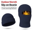 thumbnail image 2 of Ahabrexf Cold Weather Face Covers for Men, Windproof Thermal Knit Ski Mask Balaclava, Polyester, 1Size, Pc of 1, 2 of 4