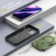 thumbnail image 2 of For iPhone 16 Case Compatible with MagSafe TPU+PC Kickstand Phone Cover with Strap - Army Green, 2 of 3
