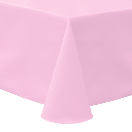 

Ultimate Textile Poly-cotton Twill 90 x 156-Inch Rectangular Tablecloth Light Pink
