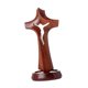 thumbnail image 5 of Figura de cruz de pie de madera, estatua de cruz, colección de adornos de escritorio para estante 74 cm x 152 cm x 64 cm, 5 of 9