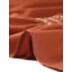 thumbnail image 5 of Top peplum para mujer Blusa con cintura fruncida de media manga abullonada naranja XS, 5 of 6