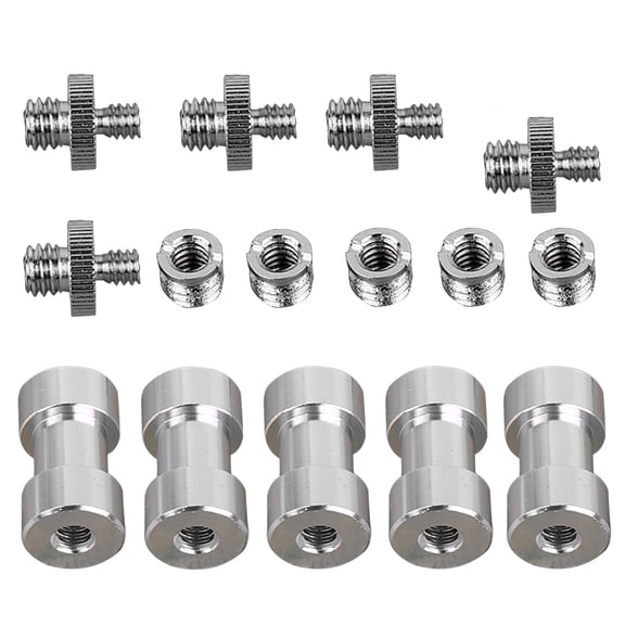 OULII 18-Piece Camera Tripod Screw Adapter Set in Multiple Colors, Metal Photography Accessories