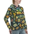 thumbnail image 6 of Sikiie Colorful Hippie Women's Casual Hoodies Long Sleeve Lightweight Pullover Tops Loose Sweatshirt-Large, 6 of 7