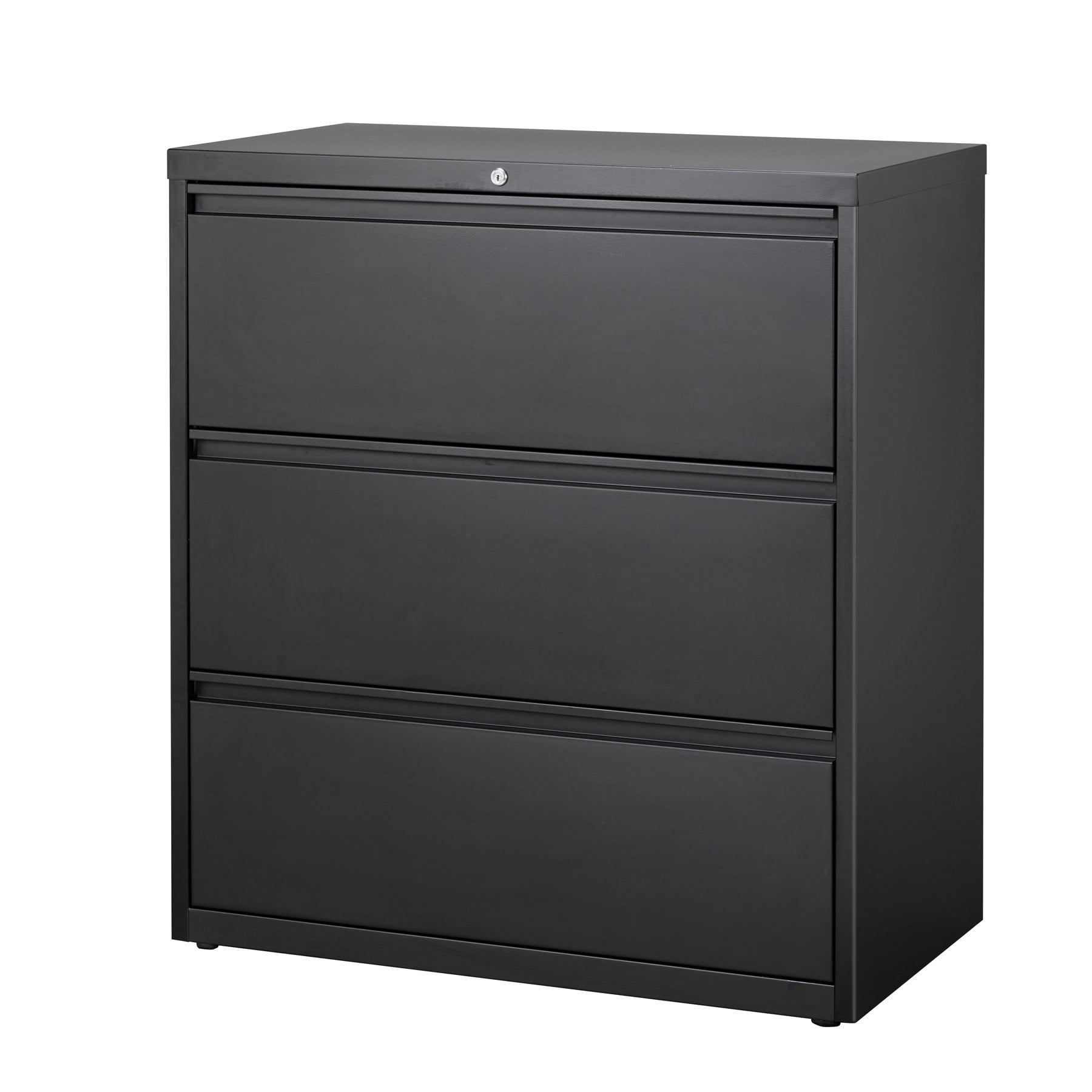 Hl8000 Series 36 Inch Wide 3 Drawer Lateral File Cabinet Black Walmart Com Walmart Com