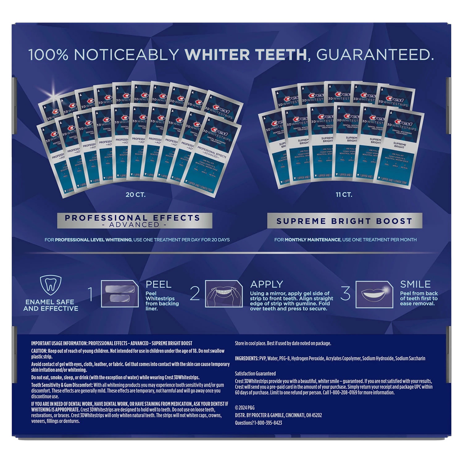 Crest 3D Whitestrips Professional Effects Supreme Bright Kit photo 5