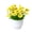 A, variant on Nnndbs 21 Bundles Artificial Money Chrysanthemum in Ceramic Pot, Mum Flowers for Outdoor Porch Patio, Lifelike Potted Mum for Home Office Desk Decor