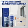 thumbnail image 4 of Sellador adhesivo impermeabilizante 100ml | Sellador invisible de tejas permeables y goteras en techos | Agente de reparación transparente para interiores y exteriores que no se hunde | Fácil, 4 of 8